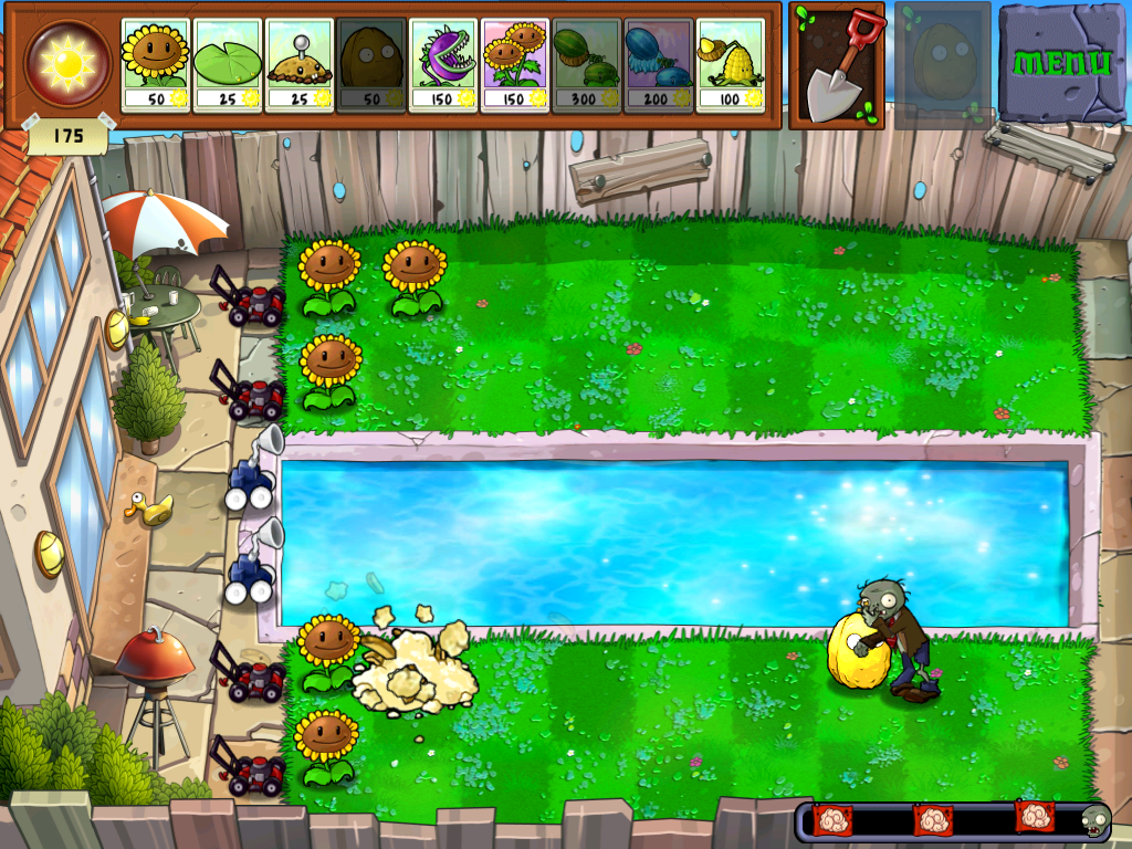 Игра поле зомби. Растения против зомби локация бассейн. Plants vs Zombies бассейн. Растения против зомби 1 бассейн. Plants vs Zombies локация бассейн.