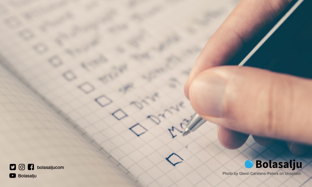 Daftar Cek Analisa Investasi